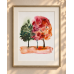 “Colorful Trees” – Original Watercolor by Marina Stognieva